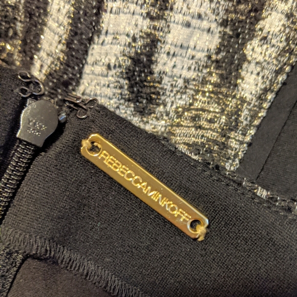 Rebecca Minkoff Moulin Printed-Inset Dress- 8 - Picture 3 of 4